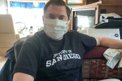 DIY mask out of a high thread count pillowcase