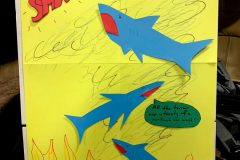 Rifftrax movie night poster: SHARKNADO! "All the terror and intensity of a no-touch carwash"