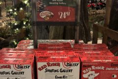 There was a game beside the display to teach kids how not to shoot their eye out