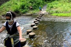 It's not deep, but felling in wouldn't be fun