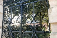 The wrought iron Sword Gate of Sword Gate House