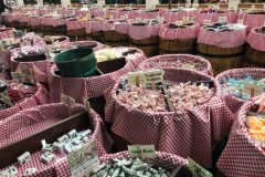 Old timey and new timey candies at the Mast General Store