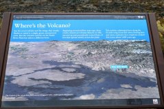 Viewpoint sign for scale of the park