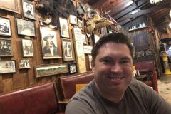 Wild Bill Hickok looking over Mark's shoulder