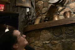 Decor acknowledging Deadwood's gold rush heyday