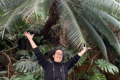 I get a pic with cycads whenever I find one for my friend Kristina. This Queen cycad was the biggest one I've ever seen.