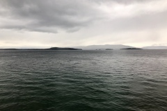 Flathead Lake -- high winds were predicted to cause rough waters on the lake