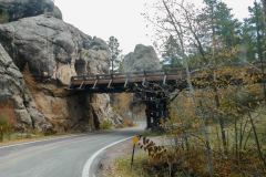One of the Pigtail Bridges from the road
