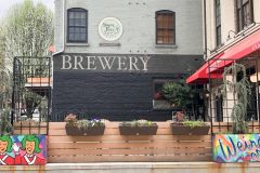 The Southern dining patio beside the Collaboratory brewery
