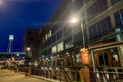 The American Tobacco District, now with shops and restaurants