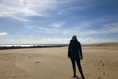 Dunes with views of the water