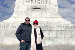 Mark and me at the Wright memorial