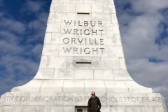 Heather and the Wright Memorial