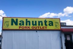 Also at the Farmers Market: the Pork Outlet. So. Much. Ham.