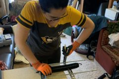 Screw you, nut! No, seriously, I need you to screw further. Rod, don't you start spinning...crumbs!