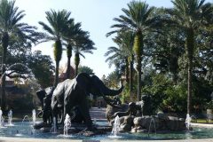Fountain at the Audubon Zoo