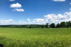 Upstate NY--lots of farmland and wind turbines