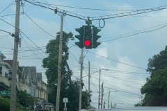 Red means stop (Tipperary Hill, Syracuse, NY)