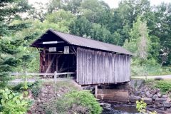 The historic Salisbury Center Covered Bridge (Salisbury, NY)