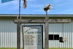 Salisbury, NY's weather station: a rock.