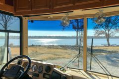 View through the front window